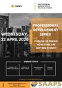 SAAPS Professional Development Series Alert!