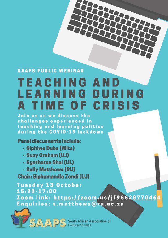 SAAPS Public Webinar Teaching and Learning During A Time Of Crisis.jpg